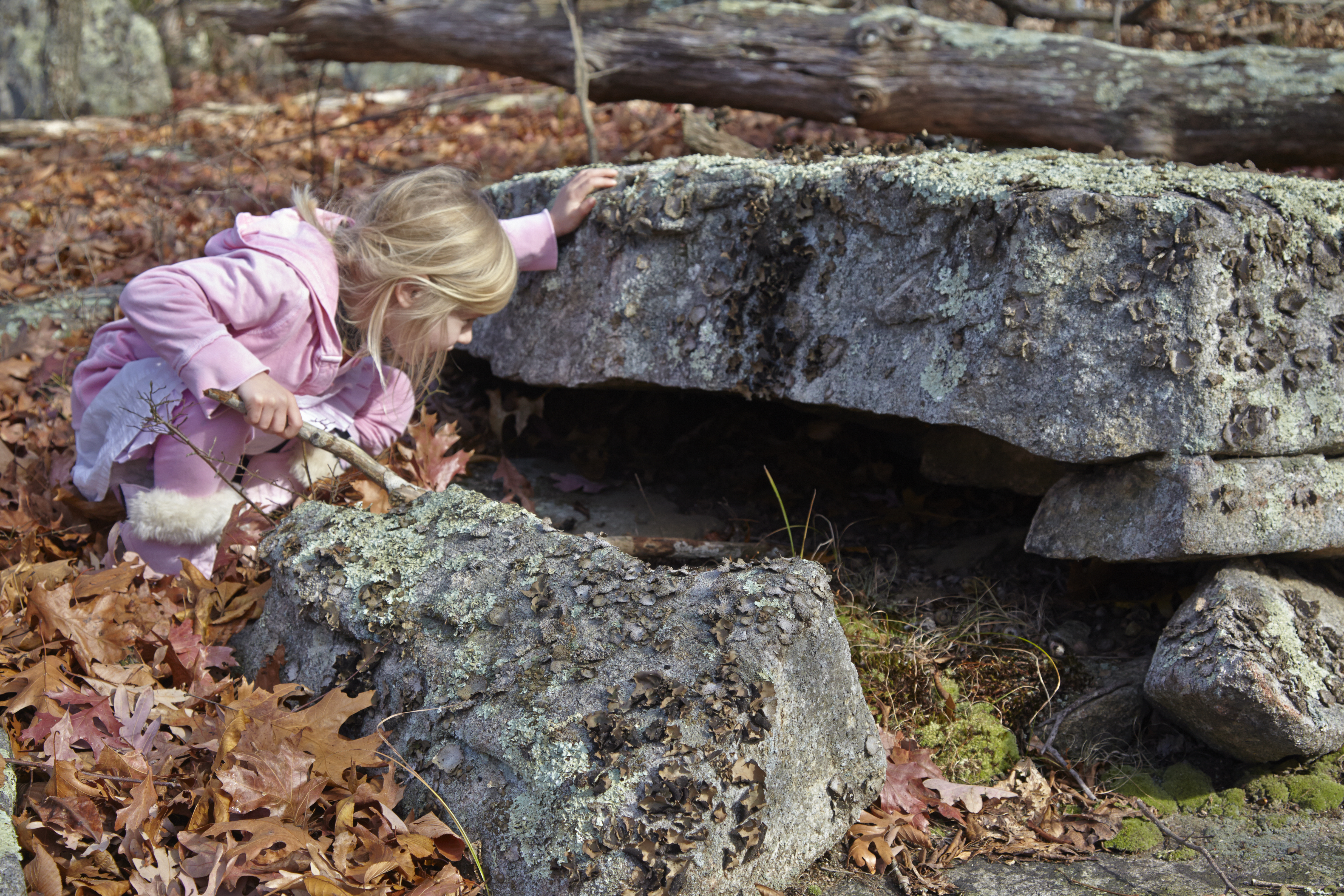 A child exploring The Preserve. Photo credit Bob Lorenz.